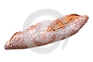 Bread on a white background