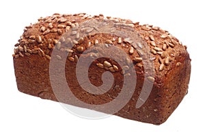 Bread on a white background