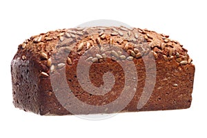 Bread on a white background