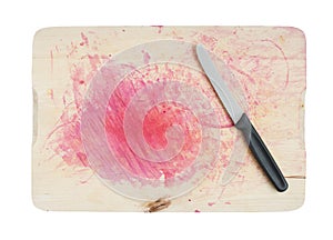 Breadboard with Knife