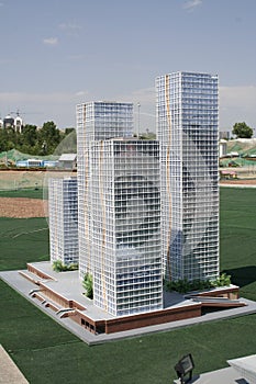 Breadboard model of a building