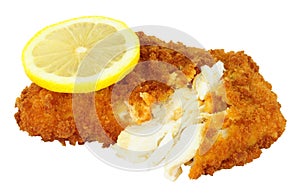 Breadcrumb Covered Cod Fish Fillet photo