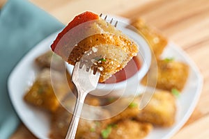 Breaded Fried Toasted Ravioli photo