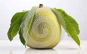 Breadfruit White Background -Generative Ai