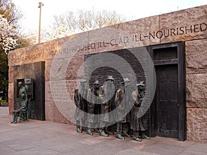 The Breadline Sculpture at FDR Memorial