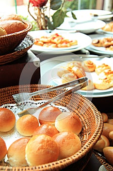 Breads at buffet
