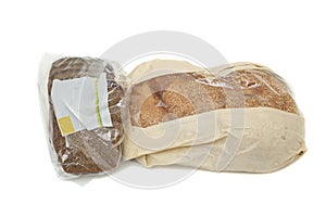 Breads in plastic bag