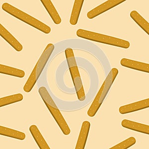 Breadstick Infinite pattern background