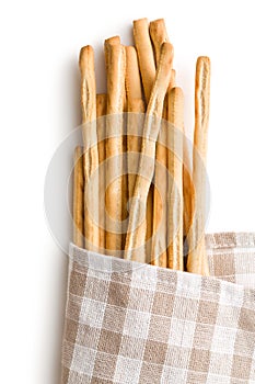 Breadsticks grissini