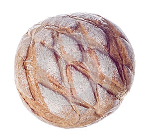 Breadstuff isolated on white background