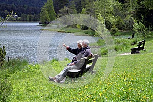 Break on a bench