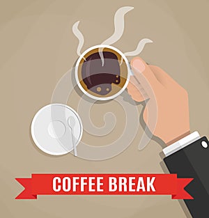 Break for a cup of coffee