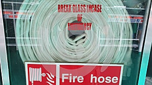Break Glass In Case of Emergency: Fire Hose