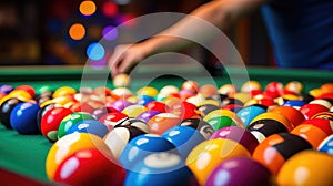 break pool table balls