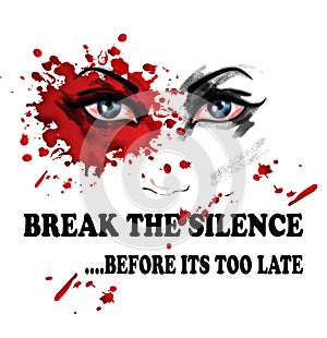 Break the silence for violence against women