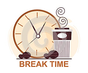 Break time concept