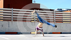 Breakdancer on the street