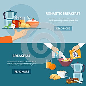 Breakfast Banners Set