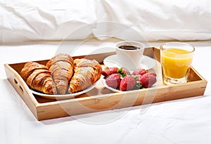 Breakfast in bed photo