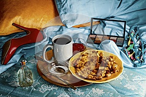 Breakfast In Bed Morning