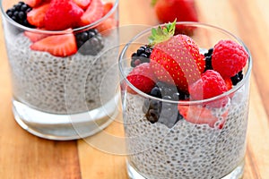 Breakfast berry smoothie