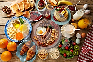 Breakfast buffet full continental and english