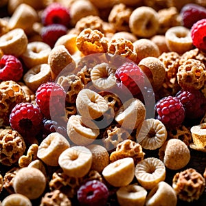 Breakfast cereal, granola grain breakfast food, simple staple