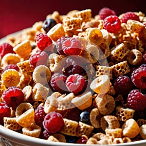 Breakfast cereal, granola grain breakfast food, simple staple