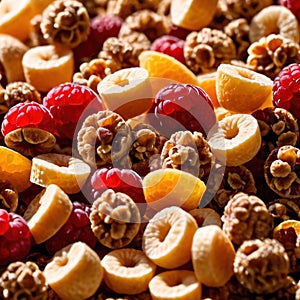 Breakfast cereal, granola grain breakfast food, simple staple