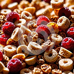 Breakfast cereal, granola grain breakfast food, simple staple