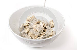 Breakfast cereal and milk