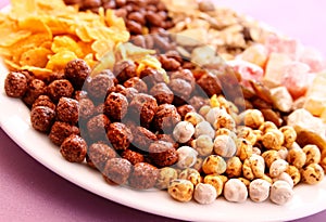 Breakfast Cereal on a plate