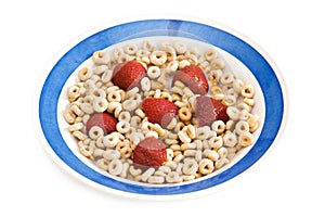 Breakfast cereal and Strawberries
