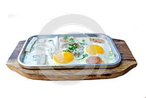 Breakfast egg pan