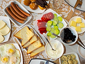 Breakfast in a Georgian hotel