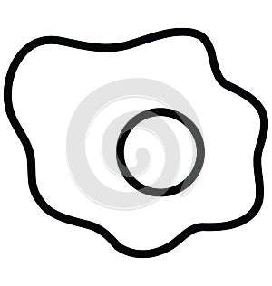 Breakfast Isolated Vector icon which can easily modify or edit