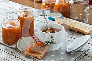 Breakfast With Jam And Rusks