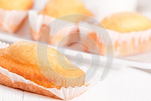 Breakfast with plumcake.