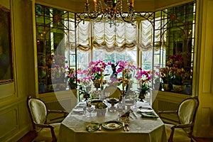 The Breakfast Room in the Hillwood Mansion photo