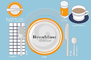 BREAKFAST TABLE SETTING