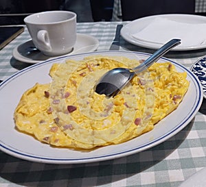 Breakfast For Two Omelet With Ham