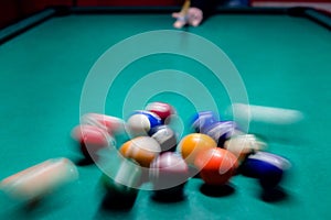 Breaking balls, ready to play