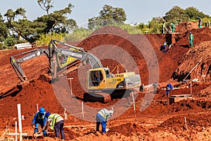 Breaking Ground Excavators Construction