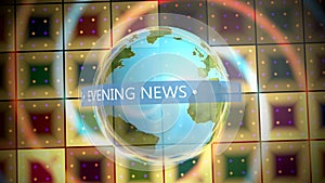 Breaking news graphic