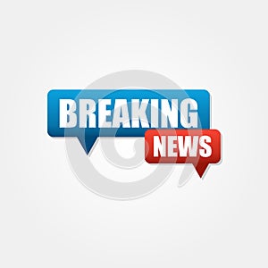 Breaking news logo vector 4