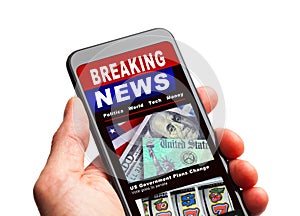 Breaking News on a Smart Phone