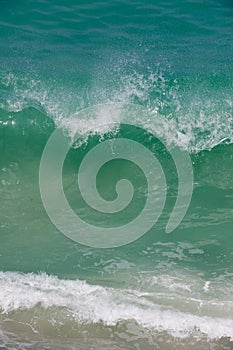 Breaking ocean wave