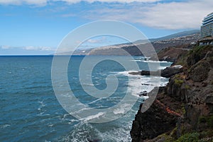 Breaking waves and dangerous rocks