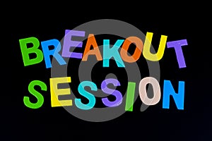 Breakout session teamwork business meeting communication team seminar