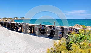 Breakwater Length with Tagging: Fremantle, Western Australia photo